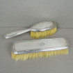 Hairbrush & Clothes Brush in silver MINERVE