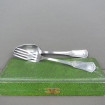 Children's silver plated metal cutlery Empire decoration