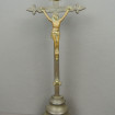 Grand Christ en croix XIXè bronze style Haute Epoque