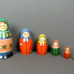 Matriochka 6 Ancient Russian dolls from Russia