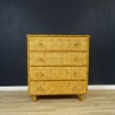 Vintage Bamboo inlay chest of drawers