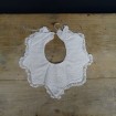 Antique stitch embroidered collar & lace