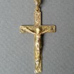 Gold plated baptismal cross or communion