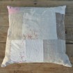 Vintage Cushion Patchwork in pink tones
