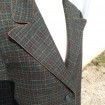 Women's jacket 100% WEILL wool with checks T.40