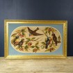 Bird Tapestry Vintage gilded wooden frame