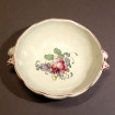East earthenware bowl with flowers