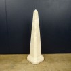 Large plaster obelisk for decoration