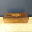 Napoleon III glove box in wood marquetry
